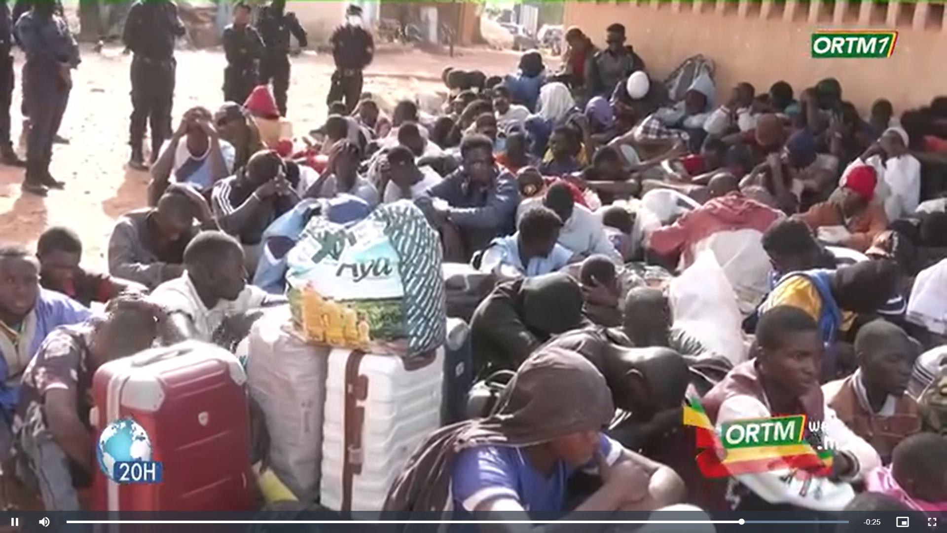 Mali : 477 personnes, dont 148 femmes et 14 enfants de cinq nationalités, interpellées par la police à Bamako